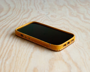 iPhone Leather Case | Handmade | Oil Wax Honey Brown