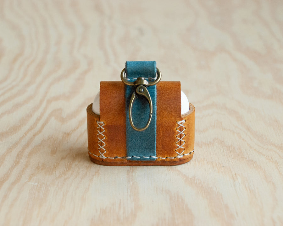 Leather AirPods Pro case, hand-stitched by TRIM