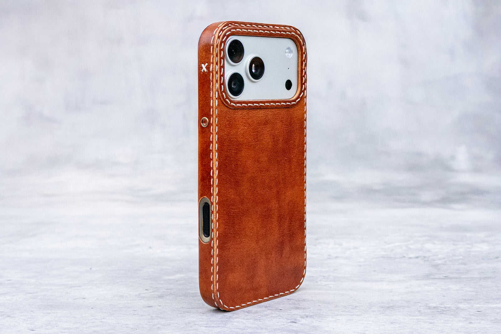 iPhone Leather Case | Handmade | Oil Waxed Leather | Canyon Brown