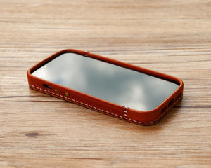 iPhone Leather Case | Handmade | Oil Wax Canyon Brown